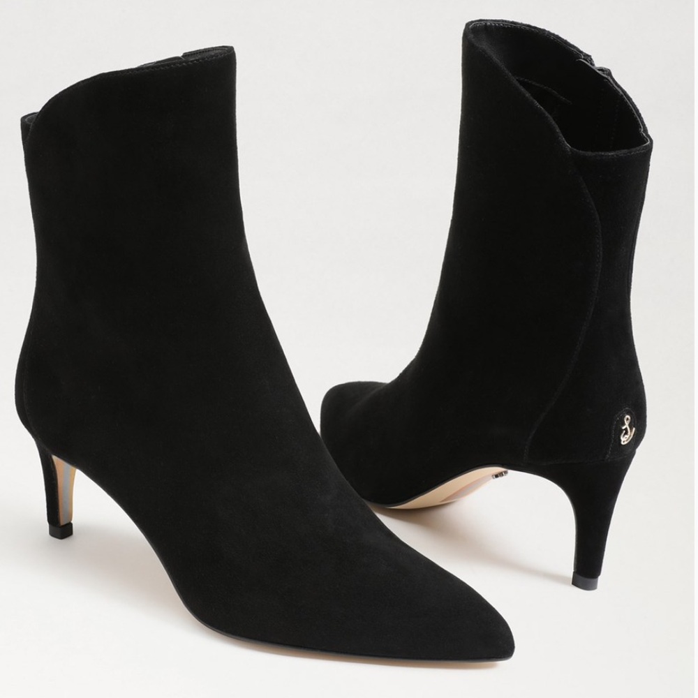 Sam Edelman USHA ANKLE BOOTIE black suede - Picture 3 of 11